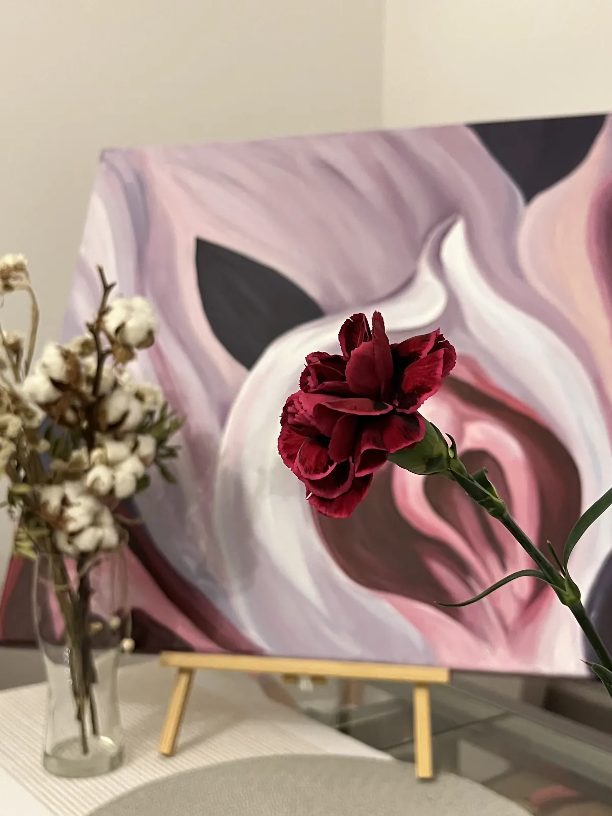 Image of Rhizanthella Gardneri by Olena Kulish , size: 60 x 60 cm, made of Acrylics on canvas, Painting medium, from Warsaw, priced at €600 Photo 4 of 4.