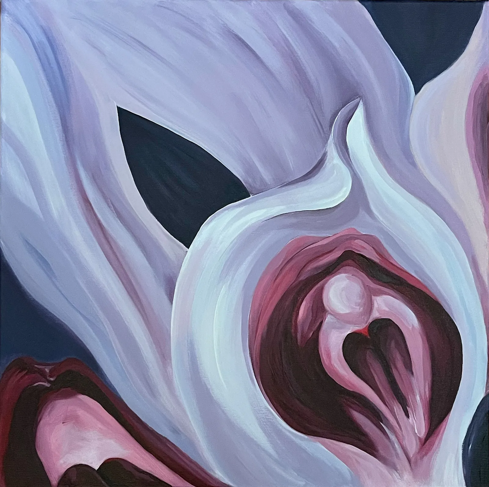 Image of Rhizanthella Gardneri by Olena Kulish , size: 60 x 60 cm, made of Acrylics on canvas, Painting medium, from Warsaw, priced at €600 Photo 1 of 4.