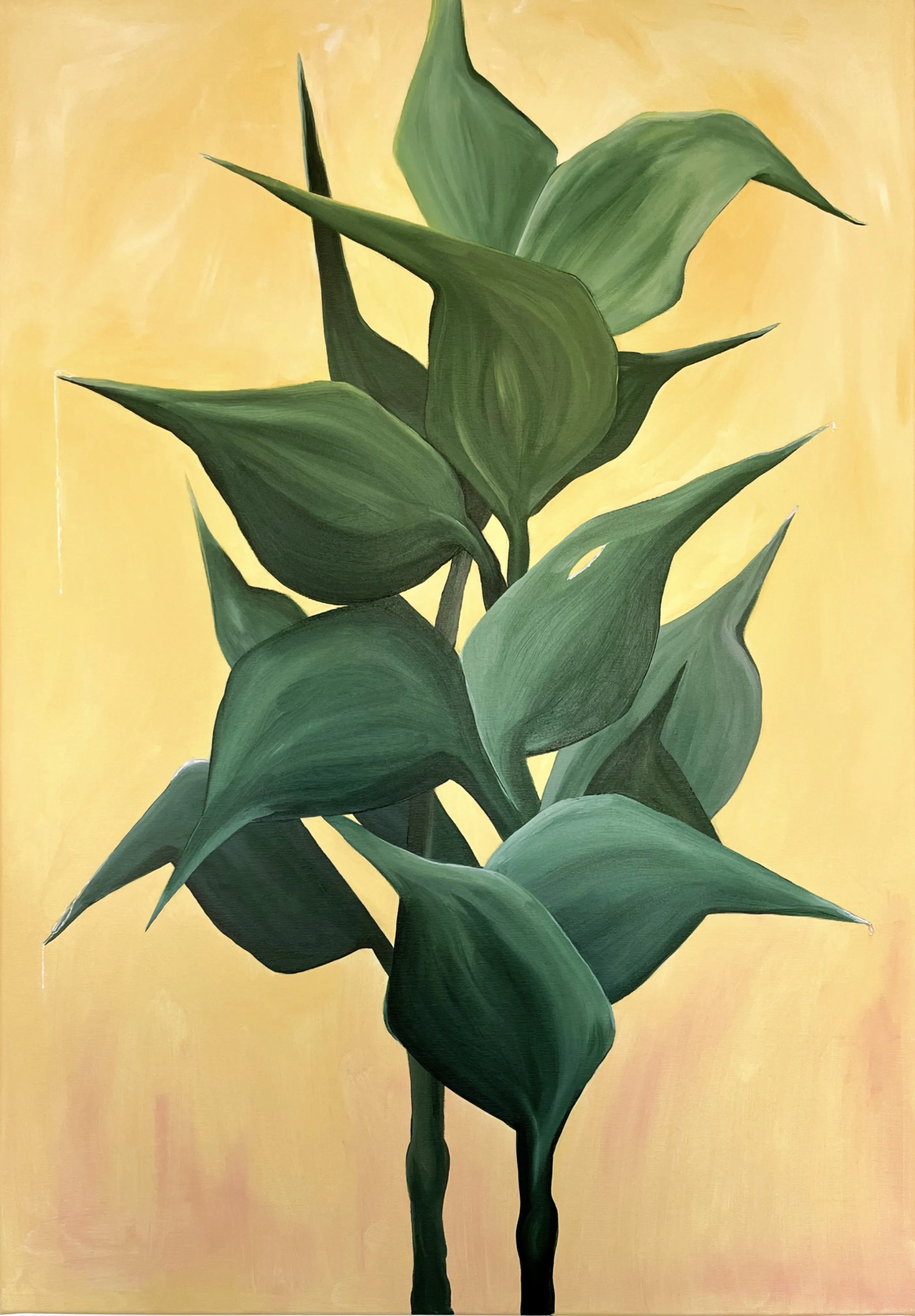 Image of Now It’s Just Us by Olena Kulish , size: 100x80, made of Acrylics on canvas, Painting medium, from Warsaw, priced at €850 Photo 1 of 6.