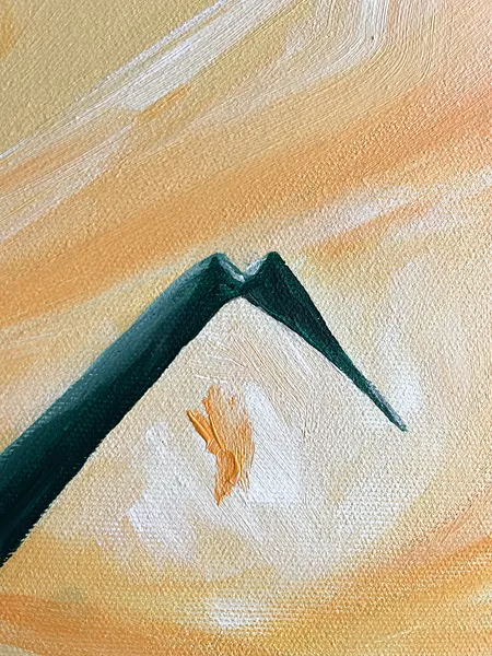 Image of It Won’t Hurt At All by Olena Kulish , size: 80x60, made of Acrylics on canvas, Painting medium, from Warsaw, priced at €800 Photo 2 of 5.