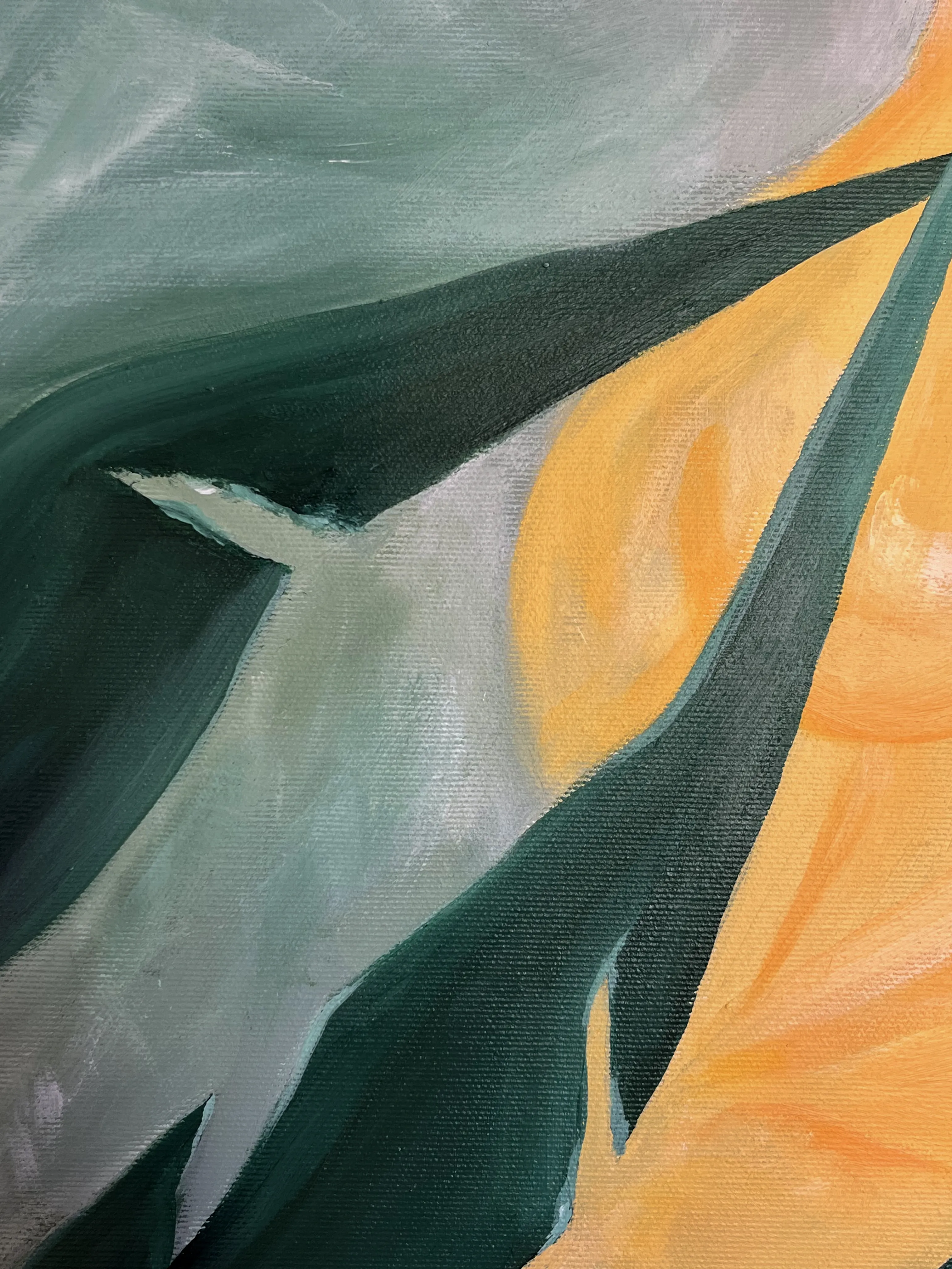 Image of It Won’t Hurt At All by Olena Kulish , size: 80x60, made of Acrylics on canvas, Painting medium, from Warsaw, priced at €800 Photo 3 of 5.