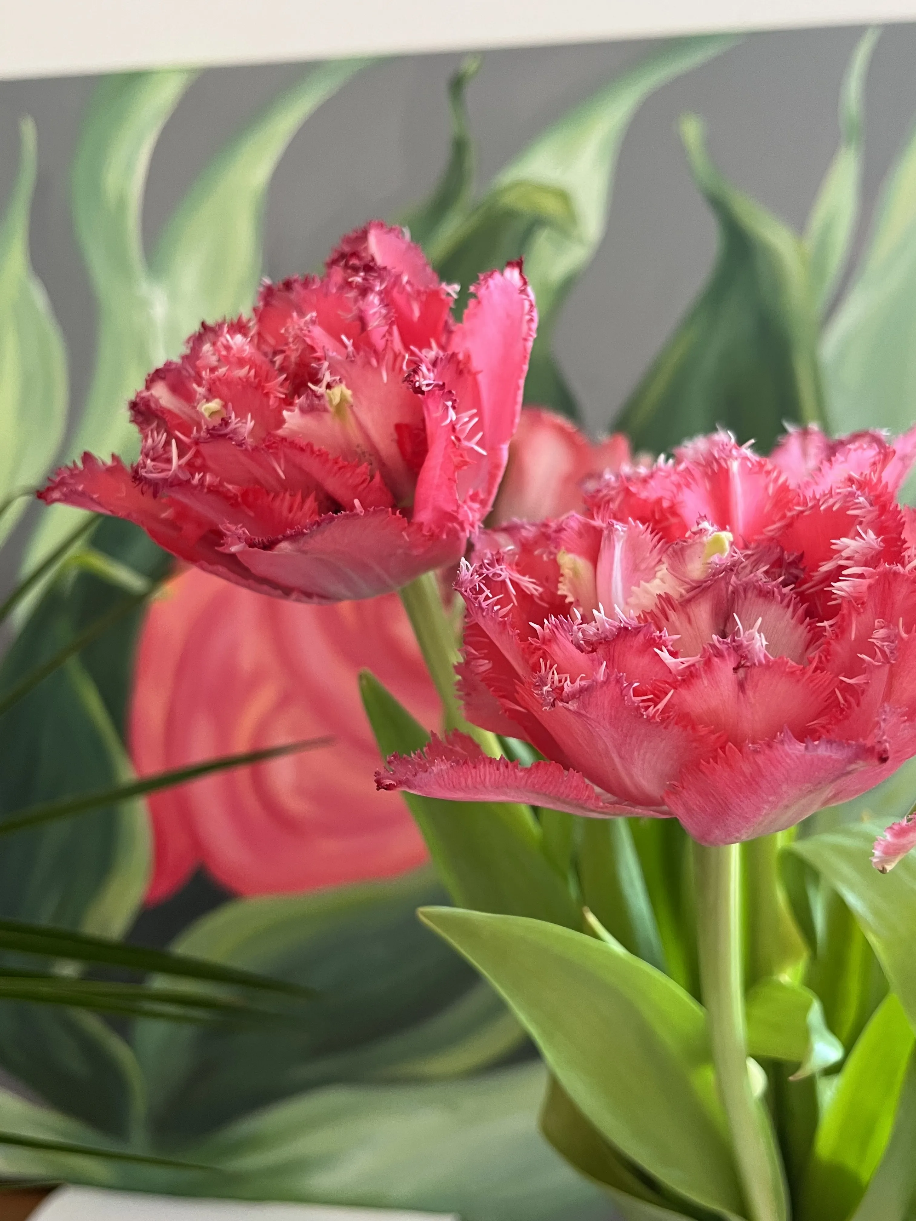 Image of Emanation by Olena Kulish , size: 60x60, made of Acrylics on canvas, Painting medium, from Warsaw, priced at €600 Photo 2 of 2.