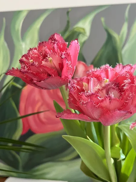 Image of Emanation by Olena Kulish , size: 60x60, made of Acrylics on canvas, Painting medium, from Warsaw, priced at €600 Photo 2 of 2.