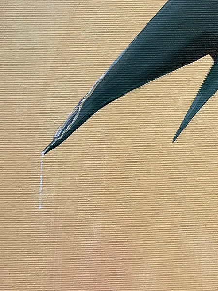 Image of Now It’s Just Us by Olena Kulish , size: 100x80, made of Acrylics on canvas, Painting medium, from Warsaw, priced at €850 Photo 2 of 6.