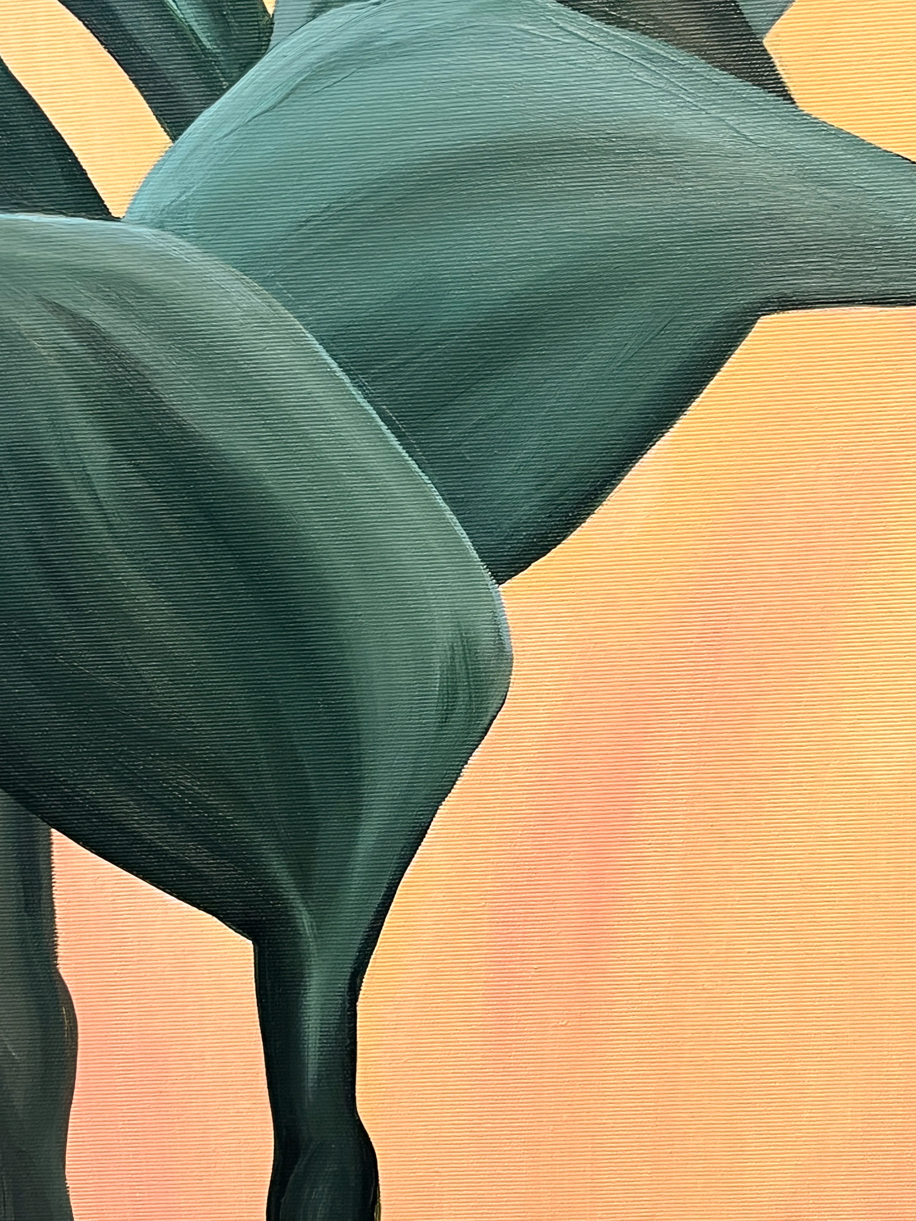 Image of Now It’s Just Us by Olena Kulish , size: 100x80, made of Acrylics on canvas, Painting medium, from Warsaw, priced at €850 Photo 4 of 6.